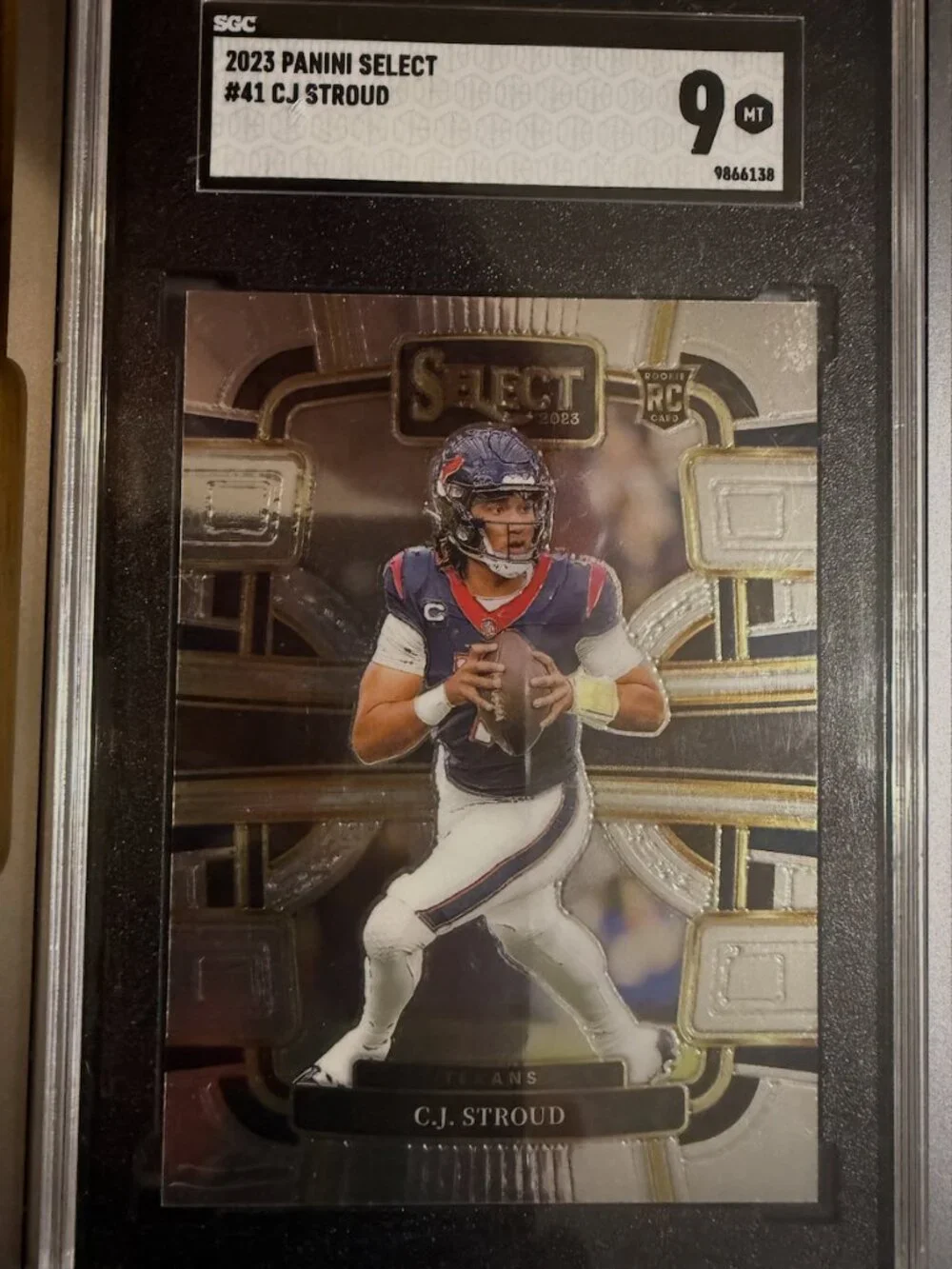 C.J. Stroud #41 | 2023 Panini Select | Rookie | SGC 9